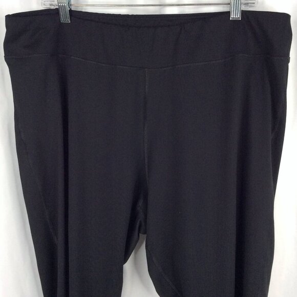 JMS Just My Size Active Capri Pants Womens Plus 3X 22W-24W Black Pull On Stretch - Picture 3 of 7